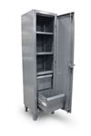 Strong Hold - 1.65.6-183-2DB - Single-Tier Industrial Locker with Two Drawers