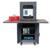 Strong Hold - 26-CC-242-2WLDSLF - Industrial Computer Workstation with Welded Desk Top