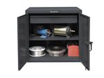 Strong Hold - 33-201-1DB - Industrial Counter Height Cabinet with Drawer
