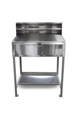 Strong Hold - 34-SD-AF-TD-280-SS - Stainless Steel Industrial Shop Desk
