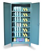 Strong Hold - 36-246PH-42VD - Metal Bin Storage Cabinet with Vertical Dividers