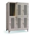 Strong Hold - 36-24V-2TPL - Double-Tier Ventilated Cabinet with 3 Shelves