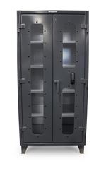 Strong Hold - 36-LD-244-KP - Clear View Cabinet with Keypad