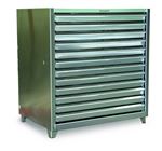 Strong Hold - 4.24.2-360-12DB-SS - Stainless Steel Print Storage Cabinet