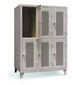 Strong Hold - 4.76-34-V-2TPL - Ventilated Industrial Locker