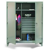Strong Hold - 45-W-242-7DB-PB - Industrial Uniform Cabinet with 7 Drawers