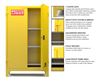 Strong Hold - 45FS-SC-3 - FLAMMABLE SAFETY CABINET WITH SELF CLOSING DOORS - 45 GALLON