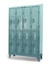 Strong Hold - 46-18-2TSL-SL - Slope-Top Industrial Locker with 8 Compartments