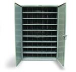Strong Hold - 46-298PH-54VD-SB - Metal Bin Storage Cabinet with 63 Openings