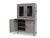 Strong Hold - 46-CC-LD-242ES - Clear View Computer Cabinet with Welded Shelf