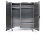 Strong Hold - 46-W-245-SS - Stainless Steel Uniform Cabinet