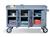 Strong Hold - 52.10-3MS-301-SG-CA - Mobile Work Bench with 3 Locking Compartments