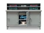 Strong Hold - 52.10-3MS-303-3DB-D - Industrial Workbench with 3 Compartments and Drawers