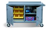 Strong Hold - 52.7-DS-BBS-301CA - Mobile Maintenance Cart with 2 Lockable Compartments