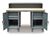 Strong Hold - 53.1-WS-360-4DB-MT - Industrial Shop Desk with Maple Top