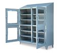 Strong Hold - 56-4D-LD-248-CFG - Clear View Cabinet with 4 Compartments