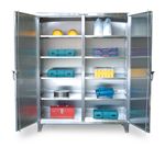 Strong Hold - 56-DS-248SS - Stainless Steel Double Shift Cabinet
