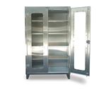 Strong Hold - 56-LD-244SS - Stainless Steel Clear-View Cabinet