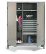 Strong Hold - 56-W-243-7DB - Industrial Uniform Cabinet with 7 Drawers