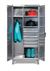 Strong Hold - 56-W-244-4DB-SS - Stainless Steel Uniform Cabinet with Drawers