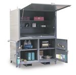 Strong Hold - 56.5-3D-423JSB - Portable Field Station Construction Cabinet
