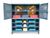 Strong Hold - 66-2TV-243-LBD - Combination Ventilated Cabinet and Shelving Unit