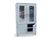 Strong Hold - 66-4DLD-248 - Clear View Cabinet with Lower Solid Doors