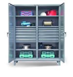 Strong Hold - 66-DS-246-10DB - Double Shift Industrial Cabinet with 10 Drawers