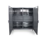 Strong Hold - 66-DS-246-6DB - Double-Shift Industrial Cabinet with 6 Drawers