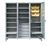 Strong Hold - 66-MS-244-3APH-6B-4DB-6SOS - Triple Shift Industrial Cabinet with Multi-Storage