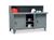 Strong Hold - 72.10-3MS-303-RS - Industrial Workbench with 3 Compartments