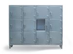 Strong Hold - 75-18-3TMT - Triple-Tier Industrial Locker with Multiple Compartments