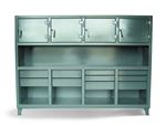 Strong Hold - 86-200-10DB-4D - Workbench with Upper Compartments