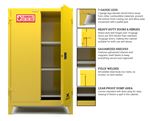 Strong Hold - 90FS-MC-3 - FLAMMABLE SAFETY CABINET - 90 GALLON