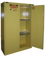 A345 - Securall 45 Gal. Flammable Storage Cabinet, Self-Close, Self-Latch Safe-T-Door