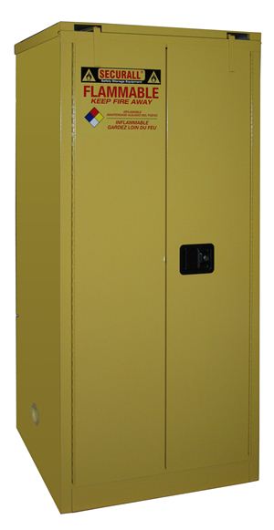 A360 - Securall 60 Gal. Flammable Storage Cabinet, Self-Close, Self-Latch Safe-T-Door