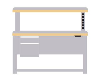 ALE/R5202-BTB6030 - Lista Align Combination 60 Butcher Block Top