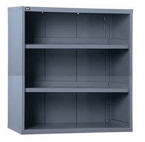 DLS3402A - Vidmar Double-Wide Shallow Depth Shelf Cabinet - 340 - 2 Shelves