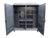 Strong Hold - DS-15317 - Double Shift Cabinet with Hooks and Pegboard Doors