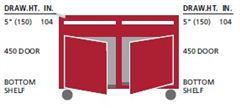 MMP0600-0402A - Lista Mobile Workcenter W/Base