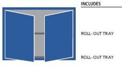 MW0750-0201D - Lista MW Door Cabinet Combination