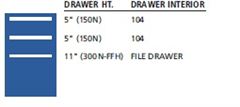 NW0600-0301N - Lista NW Cabinet Combination