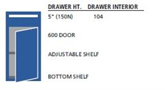 NW0750-0302N - Lista NW Cabinet Combination