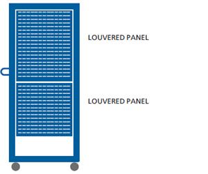 NXF/MTC10-4860 - Lista Nexus Bin Trolley, Center Justified