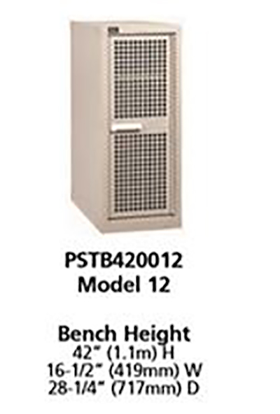 PSTB420012  - Vidmar Bench Height Technical Bench Cabinet
