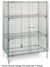 SEC33C - Metro 4 Shelf Stationary Chrome Security Storage Unit