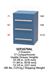 SEP2079AL - Vidmar Model 245 Cabinet Combination