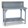 Strong Hold - T3024RS - Industrial Shop Table with Riser Shelf