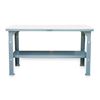 Strong Hold - T4830-AL-UHMW - Adjustable Height Shop Table