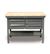 Strong Hold - T6036-4DB-KL-MT - Industrial Shop Table with Maple Top and 4 Key Lock Drawers